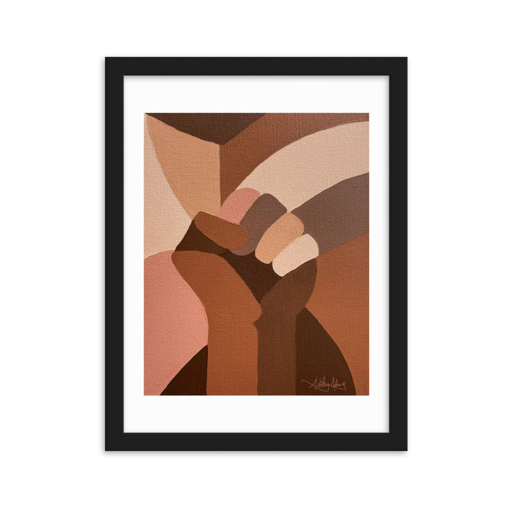 BLM Framed Print