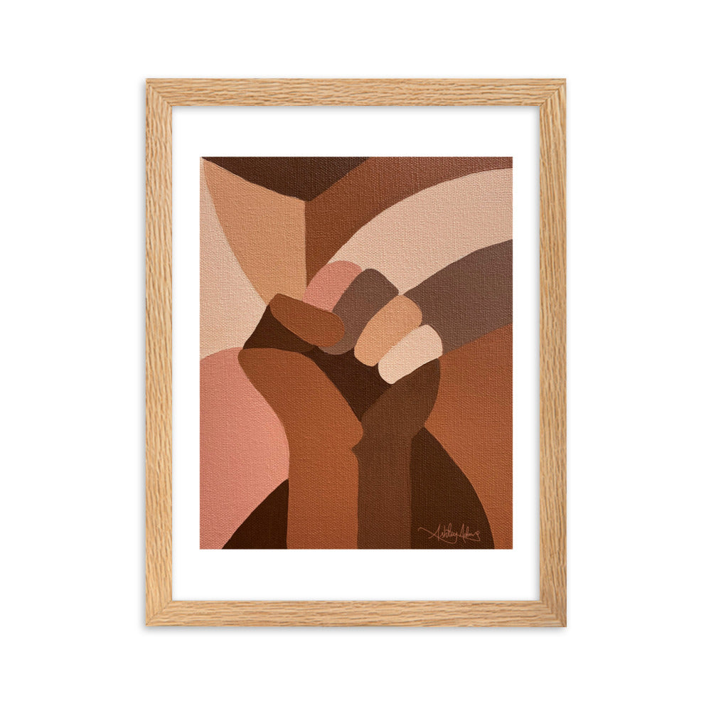 BLM Framed Print