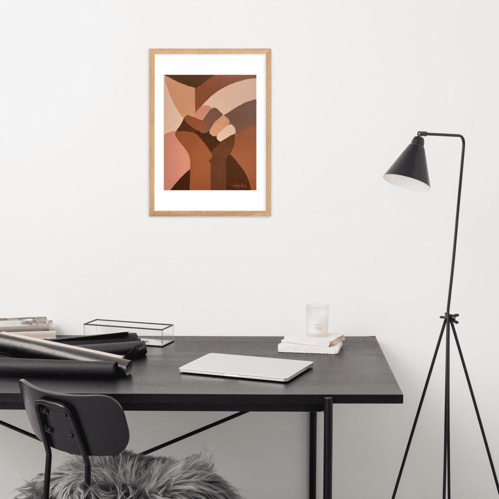 BLM Framed Print