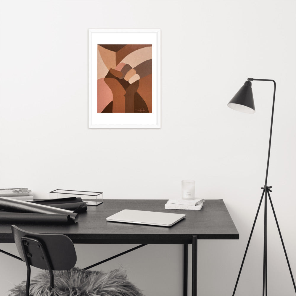 BLM Framed Print