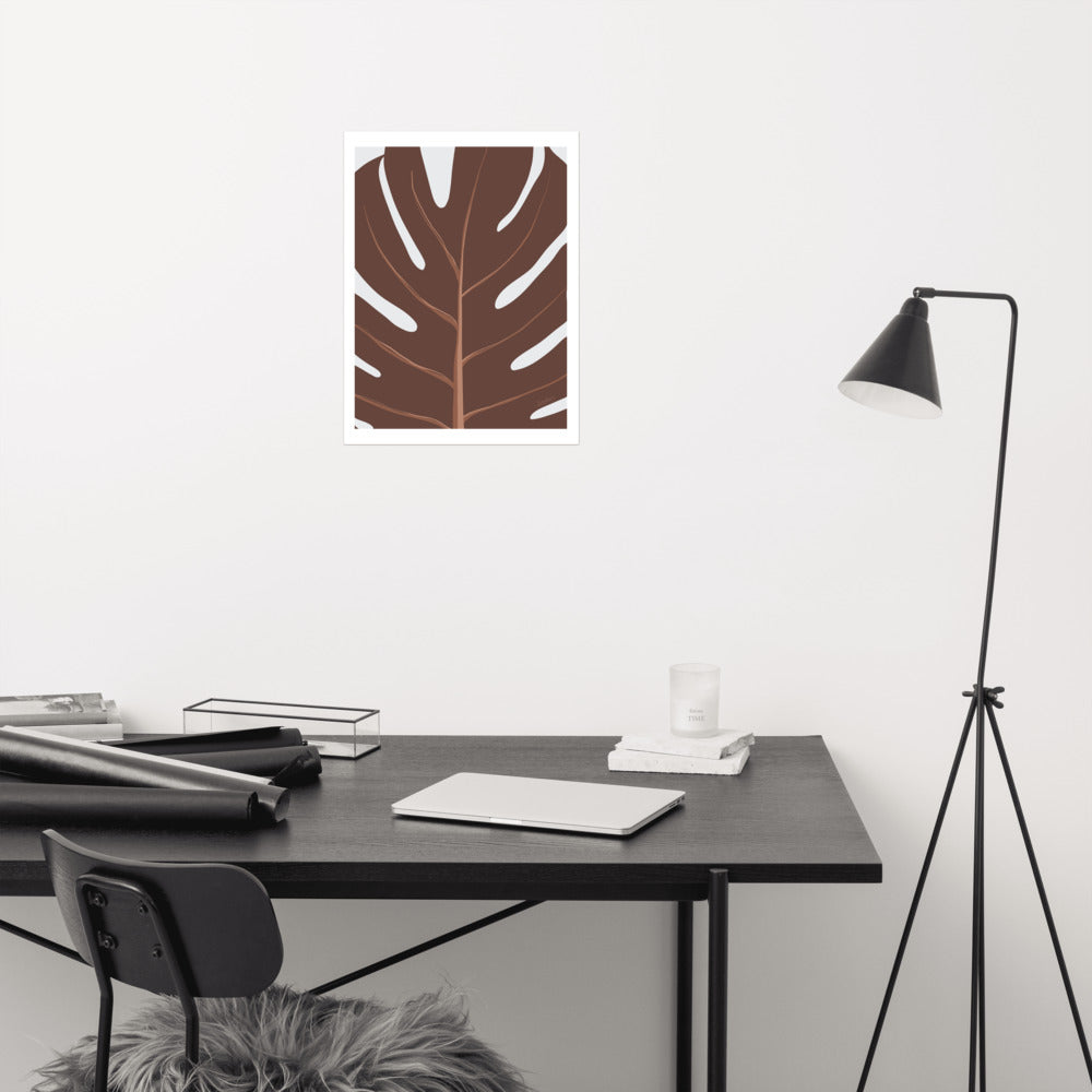 Monstera Leaf - Stone