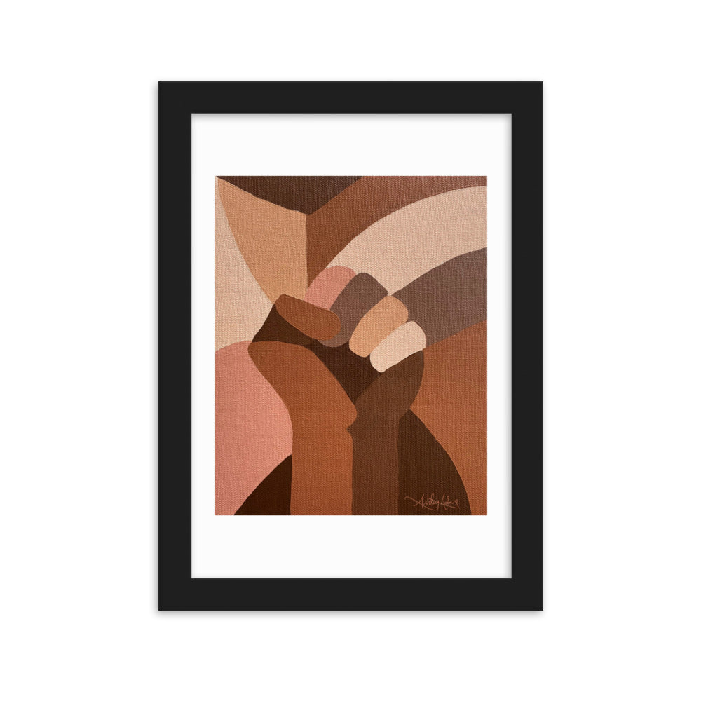 BLM Framed Print